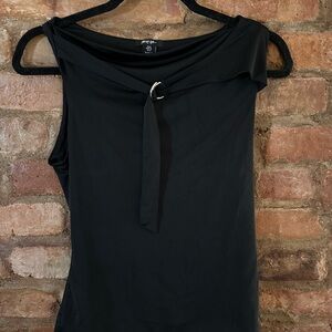 Nasty Gal Black Sleeveless Tank Top